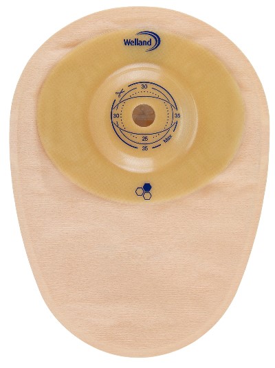 SACCA PER COLOSTOMIA WELLAND AURUM PROFILE COLO MIDI OPACA PRETAGLIATA DIAMETRO 32 MM INIZIO CONVESSITA' 48 MM 10 PEZZI - Farmacia Nuova Dr.ssa Gabriella Catellani