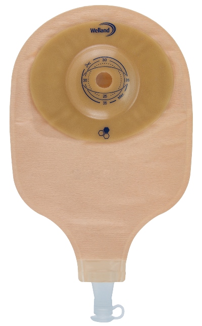 SACCA PER UROSTOMIA TRASPARENTE RITAGLIABILE AURUM CONVEX URO MIDI MEDIUM DIAMETRO 13-35 MM 10 PEZZI - Farmacia Nuova Dr.ssa Gabriella Catellani