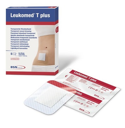 LEUKOMED T PLUS MEDICAZIONE POST-OPERATORIA TRASPARENTE IMPERMEABILE 7,2 X 5 CM - Farmacia Nuova Dr.ssa Gabriella Catellani