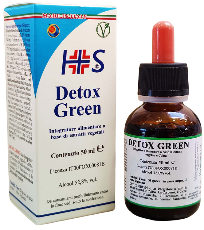 DETOX GREEN GOCCE 50 ML - Farmacia Nuova Dr.ssa Gabriella Catellani