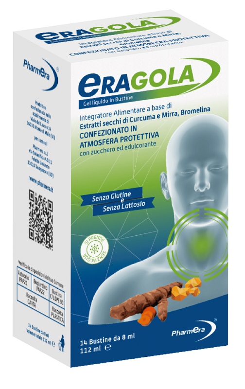 ERAGOLA GEL LIQUIDO 14 BUSTINE DA 8 ML - Farmacia Nuova Dr.ssa Gabriella Catellani
