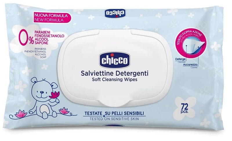 CHICCO COSMESI SALVIETTE 72 PEZZI PLAQ - Farmacia Nuova Dr.ssa Gabriella Catellani