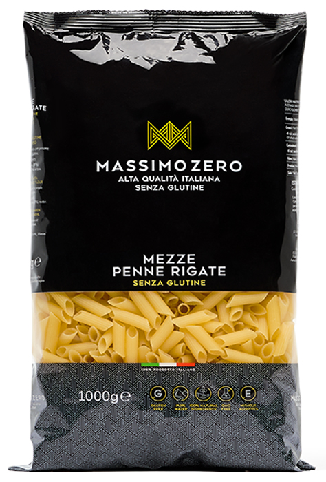 MASSIMO ZERO MEZZE PENNE RIGATE 1 KG - Farmacia Nuova Dr.ssa Gabriella Catellani
