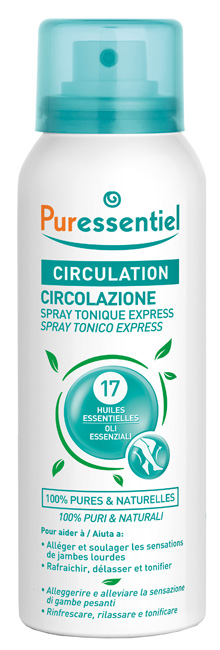 PURESSENTIEL SPRAY TONICO EXPRESS CIRCOLAZIONE 100 ML - Farmacia Nuova Dr.ssa Gabriella Catellani
