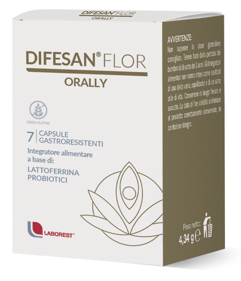 DIFESAN FLOR ORALLY 7 CAPSULE - Farmacia Nuova Dr.ssa Gabriella Catellani