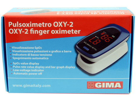 PULSOXIMETRO DA DITO OXY-2 SCHERMO LED 60X30,5X32,5MM 1 PEZZO - Farmacia Nuova Dr.ssa Gabriella Catellani