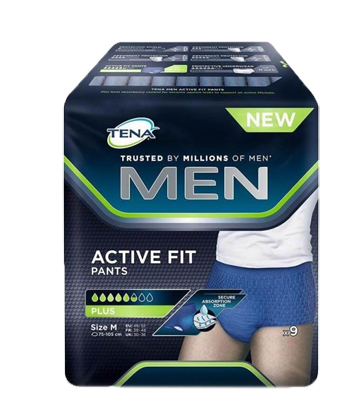 PULL UP UOMO TENA MEN PANTS ACTIVE FIT M 9 PEZZI - Farmacia Nuova Dr.ssa Gabriella Catellani