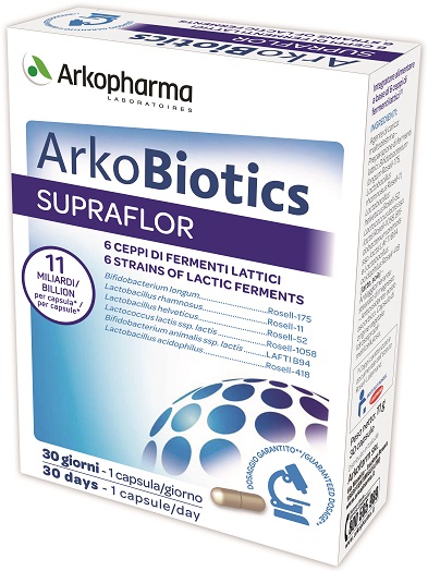 ARKOBIOTICS SUPRAFLOR 30 CAPSULE - Farmacia Nuova Dr.ssa Gabriella Catellani