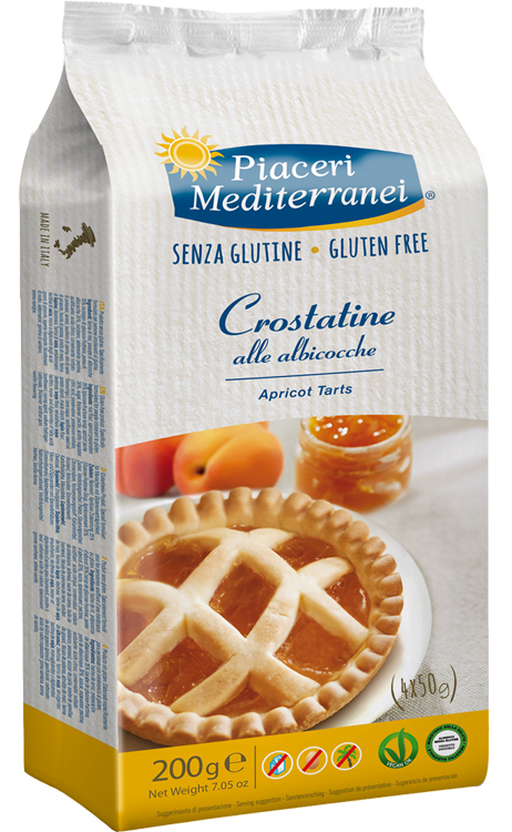 PIACERI MEDITERRANEI LE BONTA' DEL MATTINO CROSTATINE ALL'ALBICOCCA 4 X 50 G - Farmacia Nuova Dr.ssa Gabriella Catellani