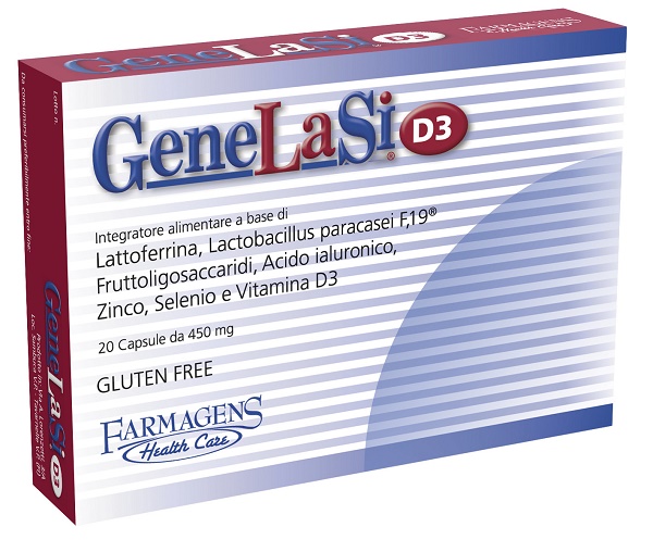 GENELASI D3 20 CAPSULE 450 MG - Farmacia Nuova Dr.ssa Gabriella Catellani