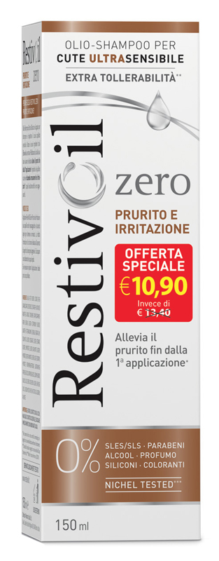 RESTIVOIL ZERO PRURITO E IRRITAZIONE OFFERTA SPECIALE 150 ML - Farmacia Nuova Dr.ssa Gabriella Catellani