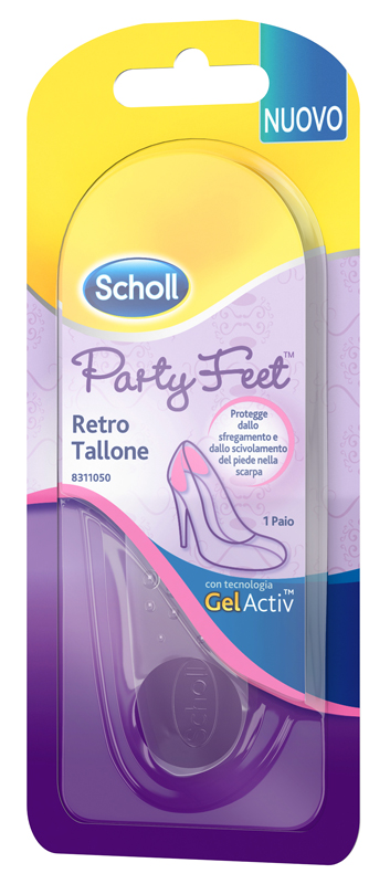PLANTARE ORTOPEDICO PER RETRO TALLONE PARTY FEET SCHOLL GEL ACTIV 1 PAIO - Farmacia Nuova Dr.ssa Gabriella Catellani