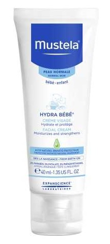 MUSTELA HYDRA BEBE' CREMA VISO 24H 40 ML - Farmacia Nuova Dr.ssa Gabriella Catellani