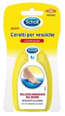 SCHOLL CEROTTI PER VESCICHE PICCOLI 6 PEZZI - Farmacia Nuova Dr.ssa Gabriella Catellani