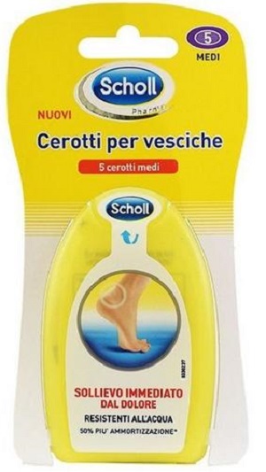 SCHOLL CEROTTI PER VESCICHE MEDIO 5 PEZZI - Farmacia Nuova Dr.ssa Gabriella Catellani