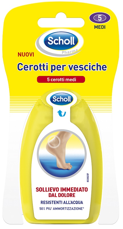 SCHOLL CEROTTI PER VESCICHE MEDIO DITA DEI PIEDI 6 PEZZI - Farmacia Nuova Dr.ssa Gabriella Catellani