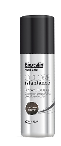 BIOSCALIN NUTRICOLOR SPRAY COLORE ISTANTANEO CASTANO SCURO 75 ML - Farmacia Nuova Dr.ssa Gabriella Catellani