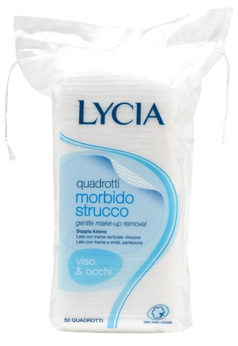 LYCIA 50 QUADROTTI COTONE STRISCIA 12 PEZZI - Farmacia Nuova Dr.ssa Gabriella Catellani