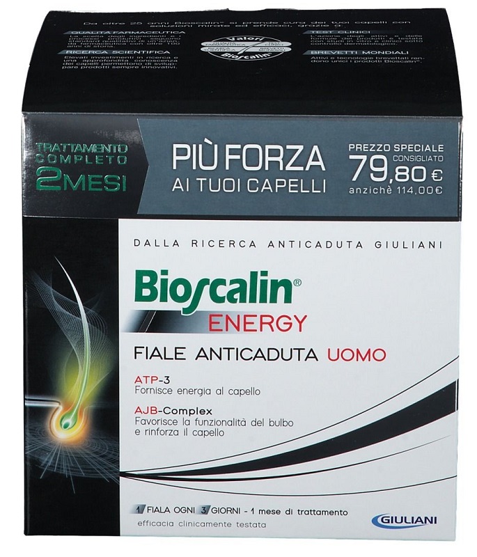 BIOSCALIN ENERGY FIALE DOPPIA TAGLIO PREZZO - Farmacia Nuova Dr.ssa Gabriella Catellani