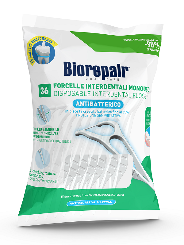 BIOREPAIR ORAL CARE ANTIBATTERICO FORCELLE INTERDENTALI MONOUSO 36 PEZZI - Farmacia Nuova Dr.ssa Gabriella Catellani