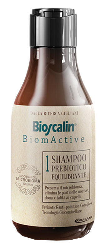 BIOSCALIN BIOMACTIVE SHAMPOO PREBIOTICO EQUILIBRANTE 200 ML - Farmacia Nuova Dr.ssa Gabriella Catellani