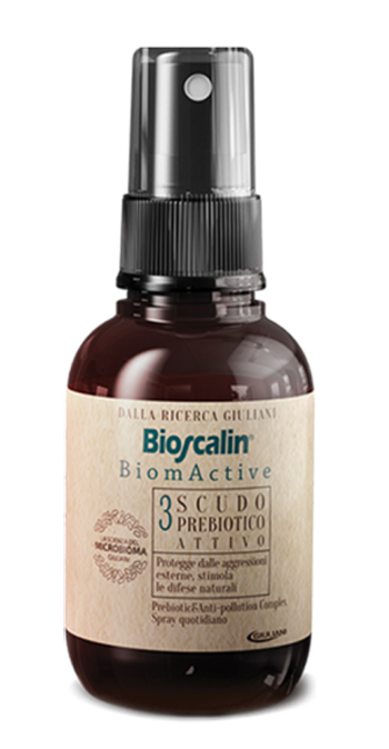 BIOSCALIN BIOMACTIVE SCUDO PREBIOTICO ATTIVO 100 ML - Farmacia Nuova Dr.ssa Gabriella Catellani