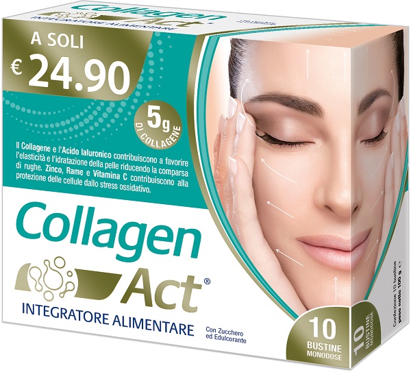 COLLAGEN ACT 10 BUSTINE MONODOSE - Farmacia Nuova Dr.ssa Gabriella Catellani