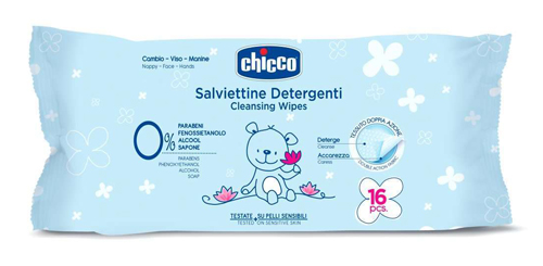 CHICCO COSMESI SALVIETTINE 16 PEZZI - Farmacia Nuova Dr.ssa Gabriella Catellani