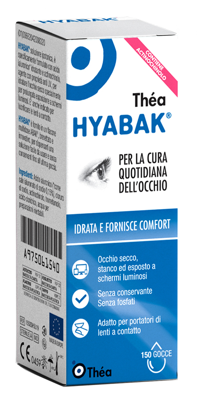 HYABAK SOLUZIONE OFTALMICA 5 ML - Farmacia Nuova Dr.ssa Gabriella Catellani