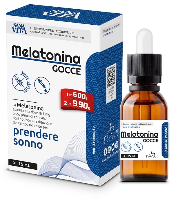 SANAVITA MELATONINA GOCCE 15 ML - Farmacia Nuova Dr.ssa Gabriella Catellani