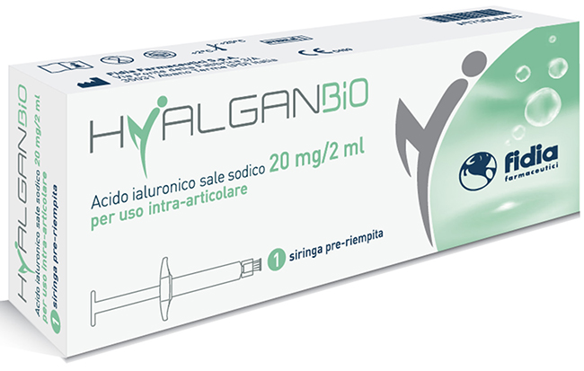 SIRINGA HYALGANBIO INTRA-ARTICOLARE 20MG 2 ML - Farmacia Nuova Dr.ssa Gabriella Catellani