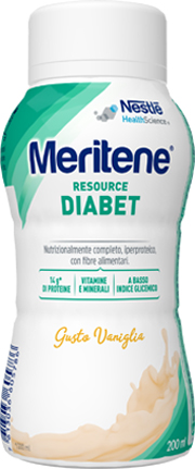 MERITENE RESOURCE DIABET VANIGLIA ALIMENTO IPERPROTEICO 28 VITAMINE E MINERALI 200 ML - Farmacia Nuova Dr.ssa Gabriella Catellani