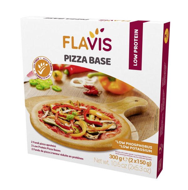 FLAVIS PIZZA BASE 2 FONDI PIZZA APROTEICI DA 150 G - Farmacia Nuova Dr.ssa Gabriella Catellani