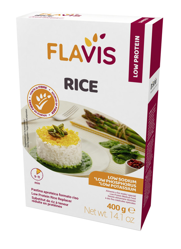 FLAVIS RICE PASTINA APROTEICA FORMATO RISO 400 G - Farmacia Nuova Dr.ssa Gabriella Catellani