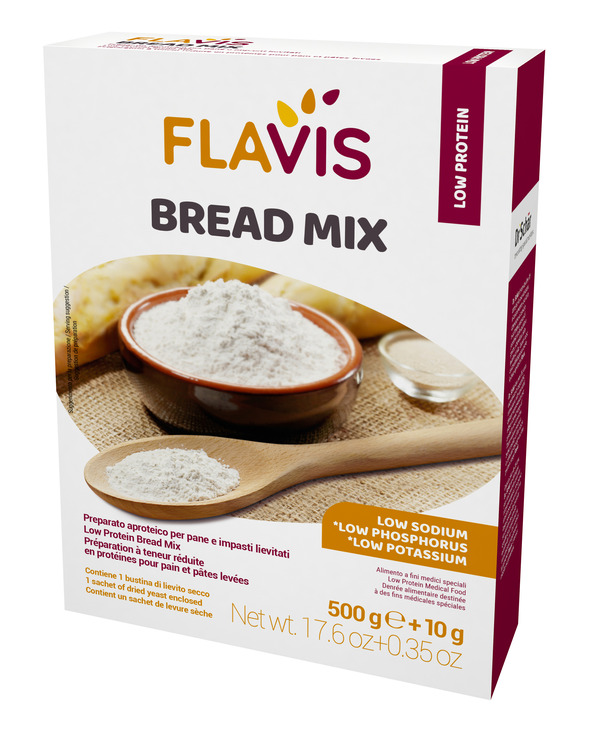 FLAVIS BREAD MIX PREPARATO PER PANE E IMPASTI LIEVITATI APROTEICI 500 G - Farmacia Nuova Dr.ssa Gabriella Catellani