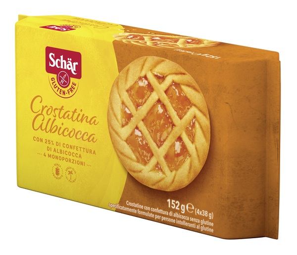 SCHAR CROSTATINA CON CONFETTURA DI ALBICOCCA 4 MONOPORZIONI DA 35 G - Farmacia Nuova Dr.ssa Gabriella Catellani