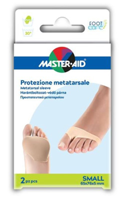 PROTEZIONE IN GEL E TESSUTO  MASTER-AID FOOTCARE PER METATARSO SMALL 2 PEZZI G2 - Farmacia Nuova Dr.ssa Gabriella Catellani