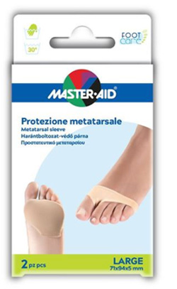 PROTEZIONE IN GEL E TESSUTO MASTER-AID FOOTCARE PER METATARSO LARGE 2 PEZZI G3 - Farmacia Nuova Dr.ssa Gabriella Catellani