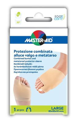 PROTEZIONE MASTER-AID FOOTCARE PER ALLUCE VALGO E METATARSO LARGE 1 PEZZO D8 - Farmacia Nuova Dr.ssa Gabriella Catellani