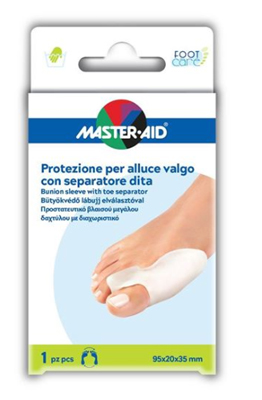 PROTEZIONE MASTER-AID FOOTCARE PER ALLUCE VALGO CON SEPARATORE DITA INTEGRATO 1 PEZZO D9 - Farmacia Nuova Dr.ssa Gabriella Catellani