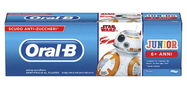 ORALB KIDS STAR WARS DENTIFRICIO 6+ 75 ML - Farmacia Nuova Dr.ssa Gabriella Catellani