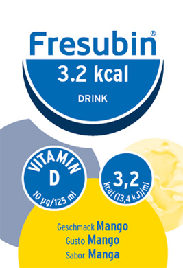 FRESUBIN 3,2 KCAL DRINK MANGO 4 X 125 ML - Farmacia Nuova Dr.ssa Gabriella Catellani