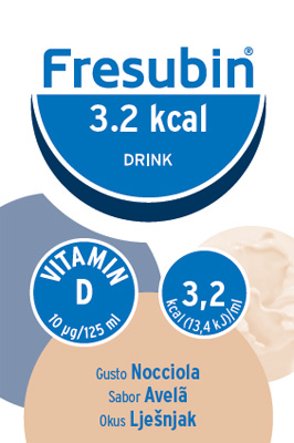FRESUBIN 3,2 KCAL DRINK NOCCIOLA 4 X 125 ML - Farmacia Nuova Dr.ssa Gabriella Catellani
