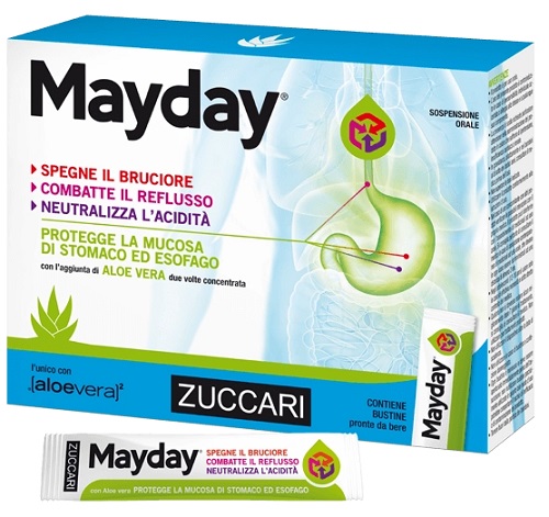 MAYDAY SOSPENSIONE PER USO ORALE ALLA MENTA 24 BUSTINE 10 ML - Farmacia Nuova Dr.ssa Gabriella Catellani