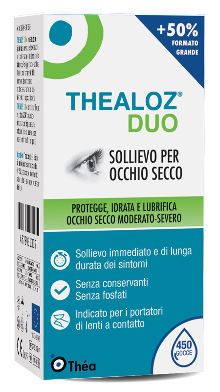 THEALOZ DUO SOLUZIONE OFTALMICA FLACONE 15 ML - Farmacia Nuova Dr.ssa Gabriella Catellani