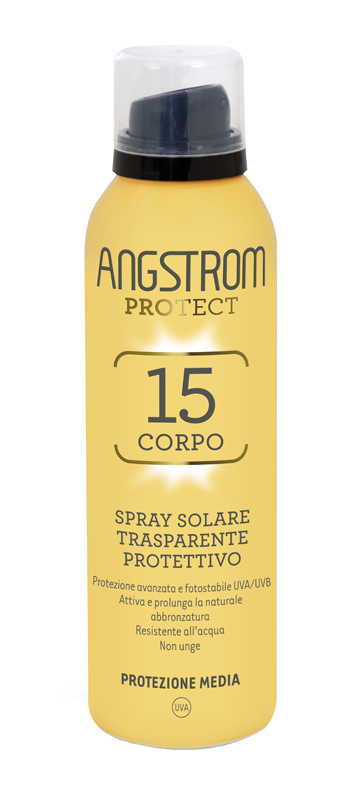 ANGSTROM PROTECT 15 CORPO SPRAY SOLARE TRASPARENTE 150 ML - Farmacia Nuova Dr.ssa Gabriella Catellani