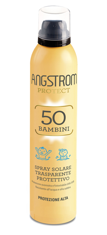ANGSTROM PROTECT 50 BAMBINI SPRAY SOLARE TRASPARENTE 250 ML - Farmacia Nuova Dr.ssa Gabriella Catellani
