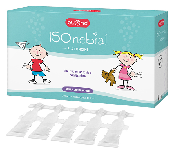 ISONEBIAL FLACONCINI SOLUZIONE ISOTONICA 0,9% CON AGGIUNTA DI ECTOINA 20X5 ML - Farmacia Nuova Dr.ssa Gabriella Catellani
