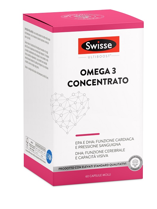 SWISSE OMEGA 3 CONCENTRATO 60 CAPSULE MOLLI DA 2440 MG - Farmacia Nuova Dr.ssa Gabriella Catellani