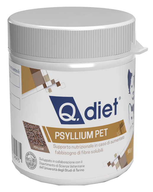 Q DIET PSYLLIUM PET POLVERE 90 G - Farmacia Nuova Dr.ssa Gabriella Catellani
